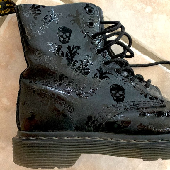 Doc Martens 8 Hole Leather Boots - Picture 2 of 6